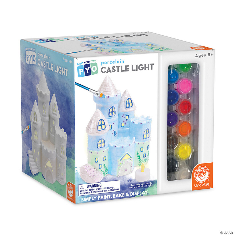 Paint Your Own Porcelain Castle Light Image