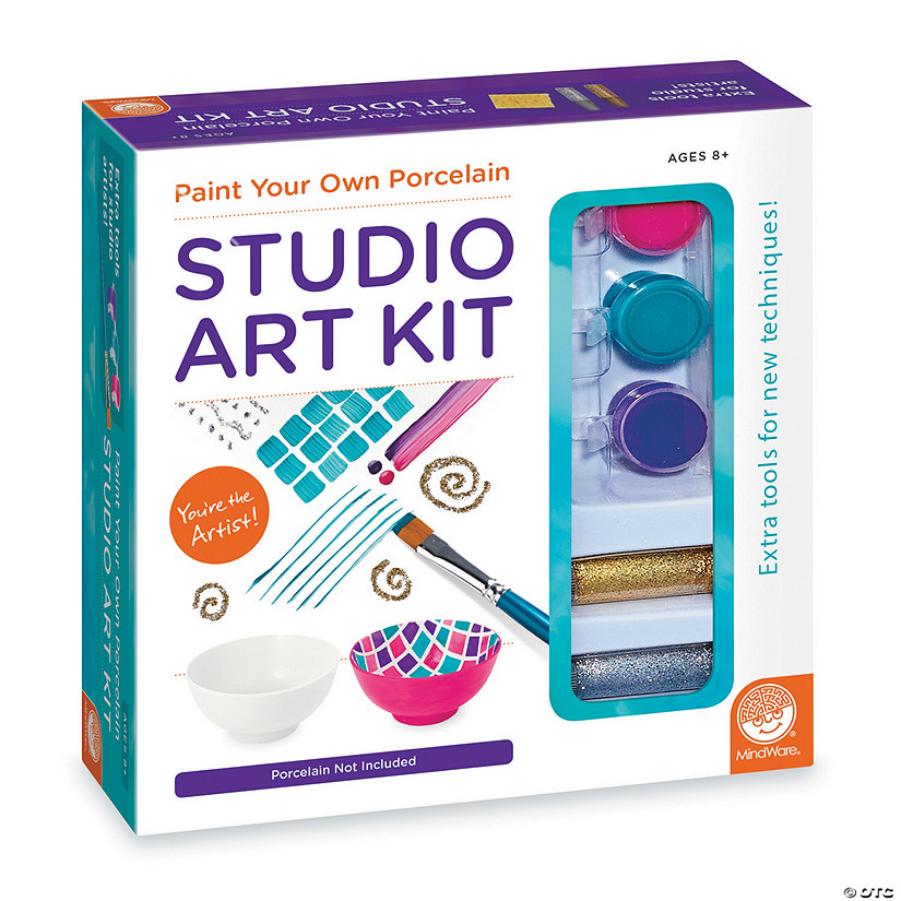 Paint Your Own Porcelain: Studio Art Kit Image