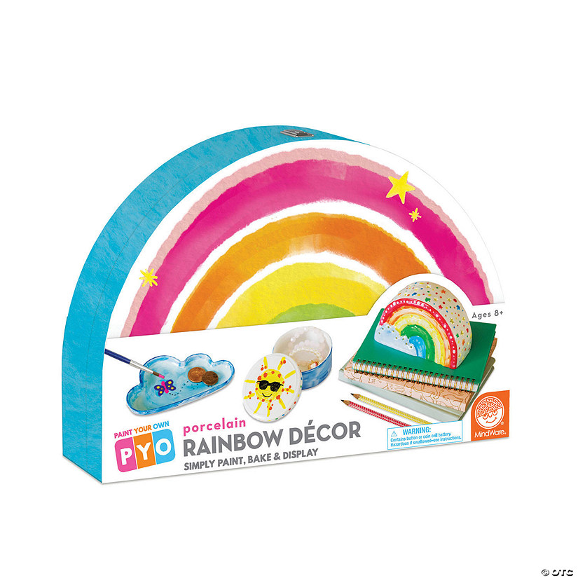 Paint Your Own Rainbow Decor Image