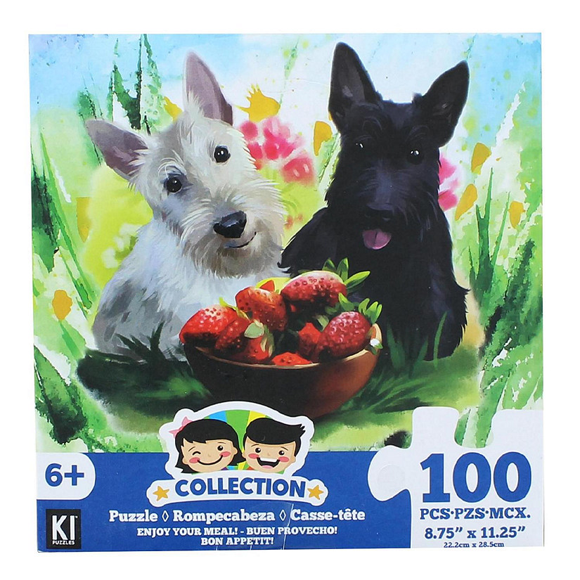 Painting Dog 100 Piece Juvenile Collection Jigsaw Puzzle Image