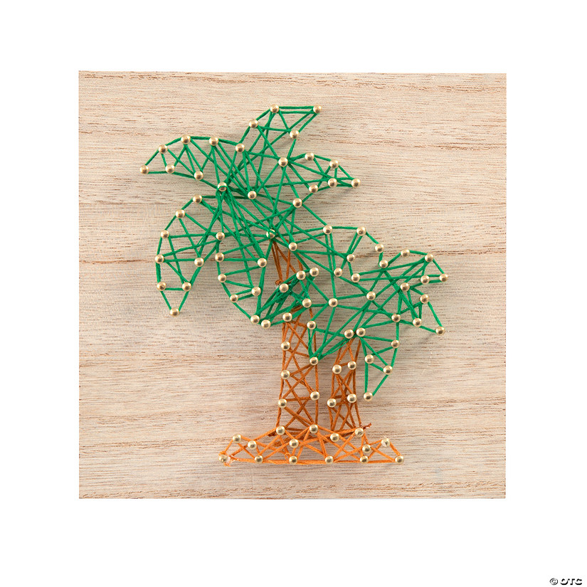 Palm Trees String Art Craft Image