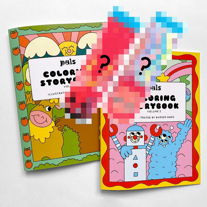 Pals Socks Coloring Book annd Mismatched Socks Bundle - Toddler Image