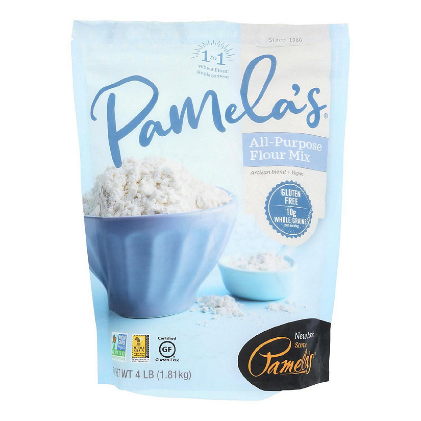 Pamela's Products - All-Purpose Artisan Blend - Flour - Case of 3 - 4 lb. Image