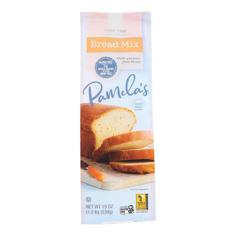 Pamela's Products - Amazing Wheat Free Bread - Mix - Case of 6 - 19 oz. Image
