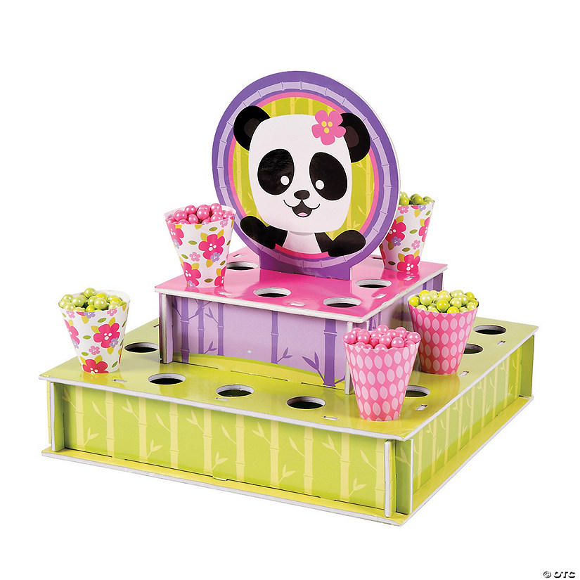 Panda Party Tray with Cones Image