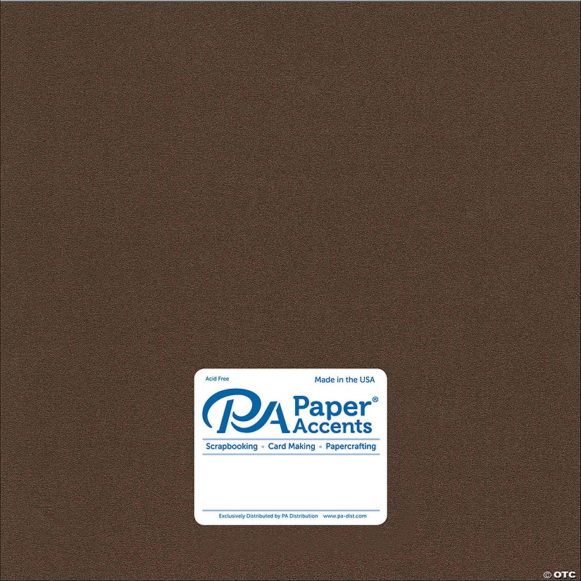 Paper Accents Cardstock 12"x 12" Pearlized 105lb Bronze 25pc&#160; &#160;&#160; &#160; Image