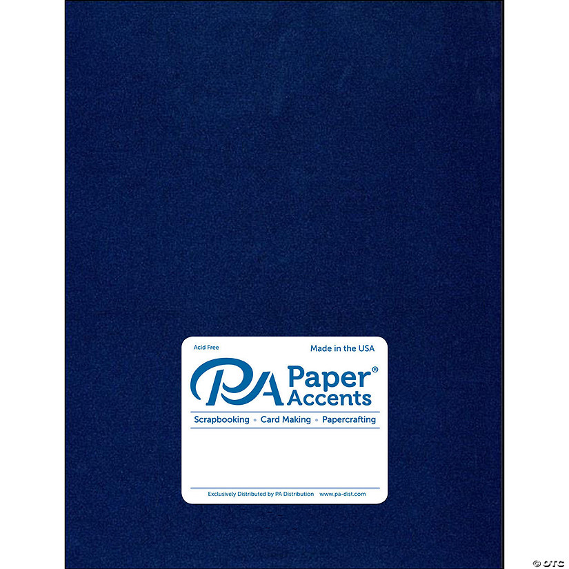 Paper Accents Cardstock 8.5"x 11" Pearlized 105lb Lapis 25pc&#160; &#160;&#160; &#160; Image