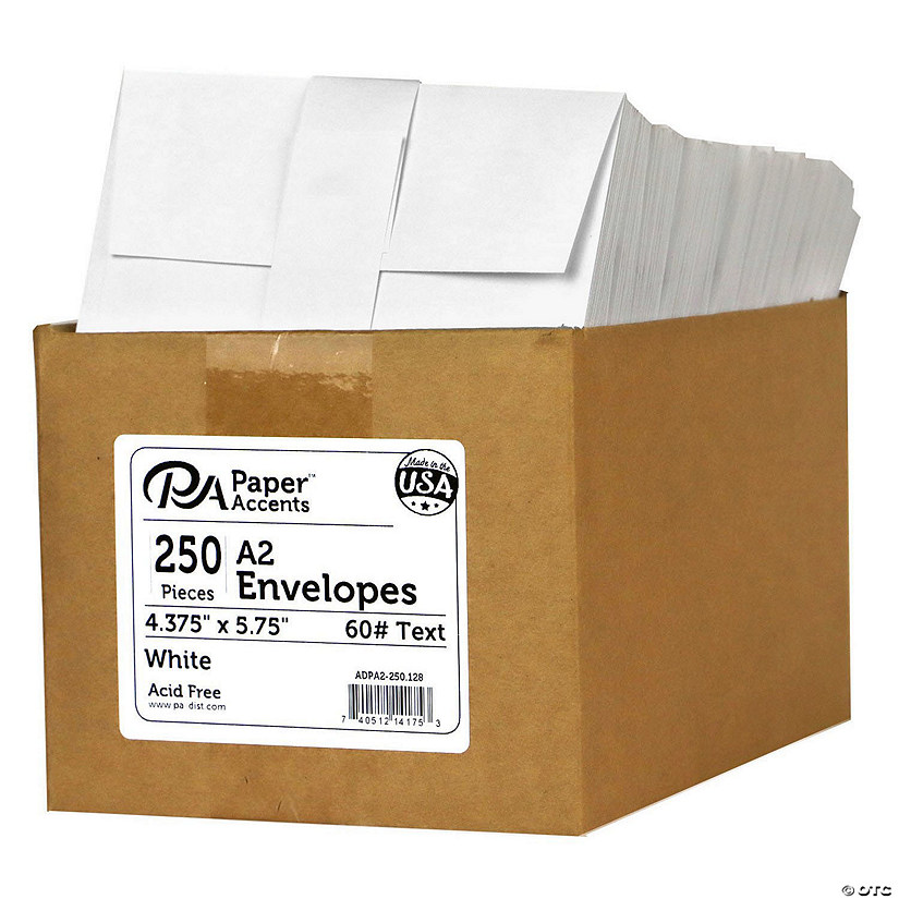 Paper Accents Envelope 4.38x5.75, White 250pc Image