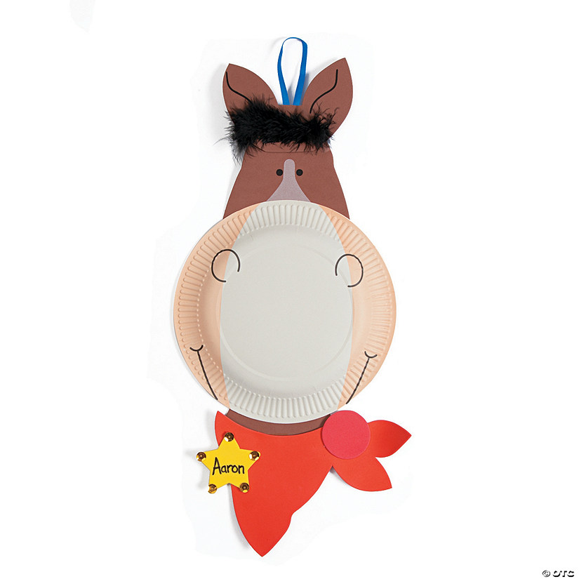 Paper Plate Horse Craft Kit - Makes 12 Image