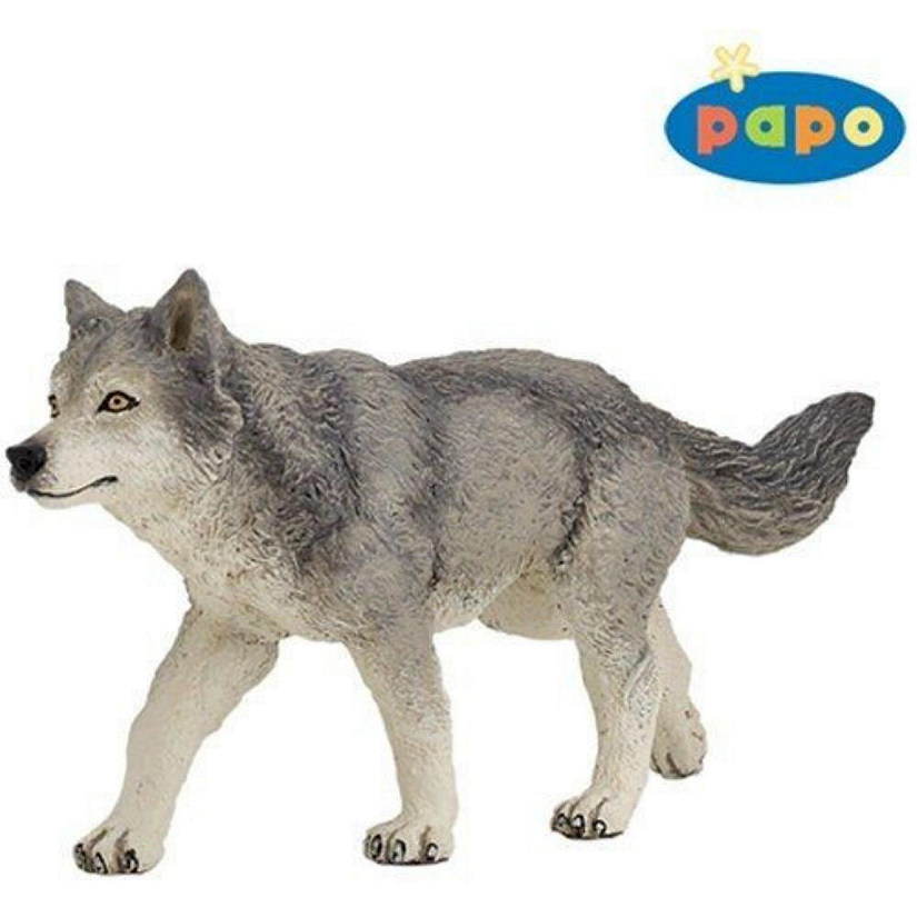 Papo Großer Wolf Spielzeugfigur - Realistisches Tier Für Kinder Ab 3 Jahren