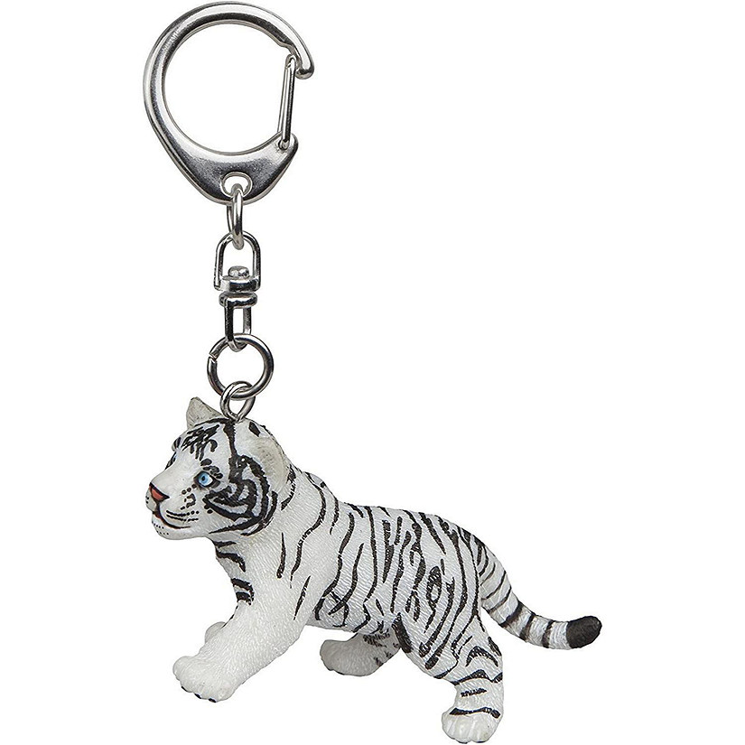 Papo White Tiger Cub - Key Chain Image