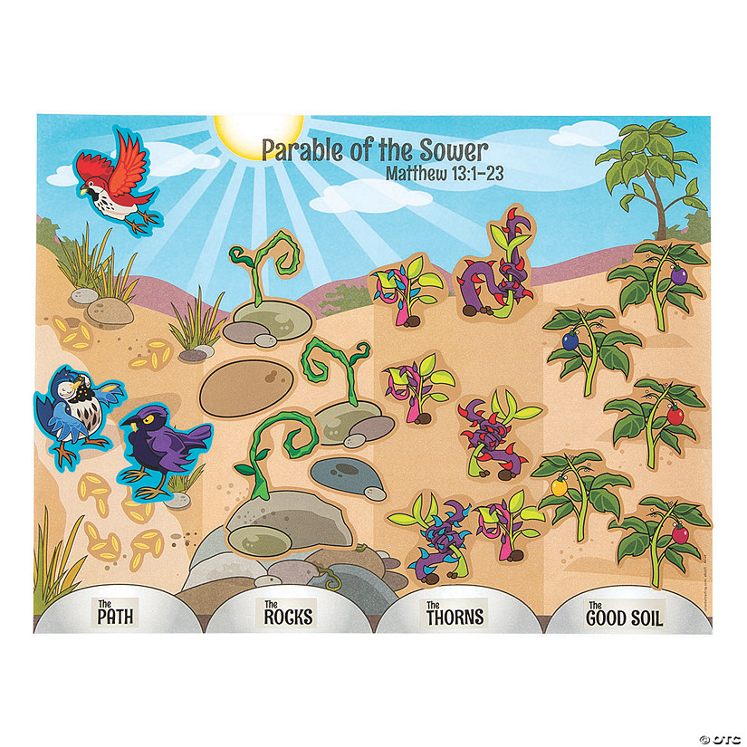 Parable of the Sower Sticker Scenes - 12 Pc. Image