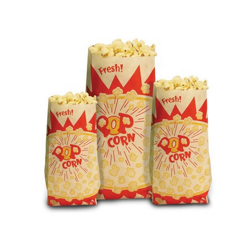 Paragon - Manufactured Fun Medium Paper Popcorn Bags 1,000 pieces Image