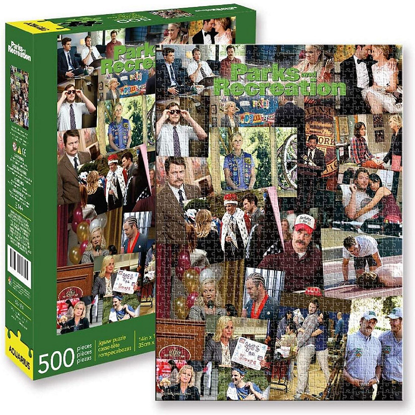 Parks and Recreation Collage 500 Piece Jigsaw Puzzle Image