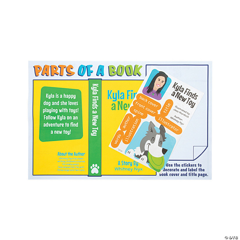 Parts of a Book Activity Sheets Oriental Trading