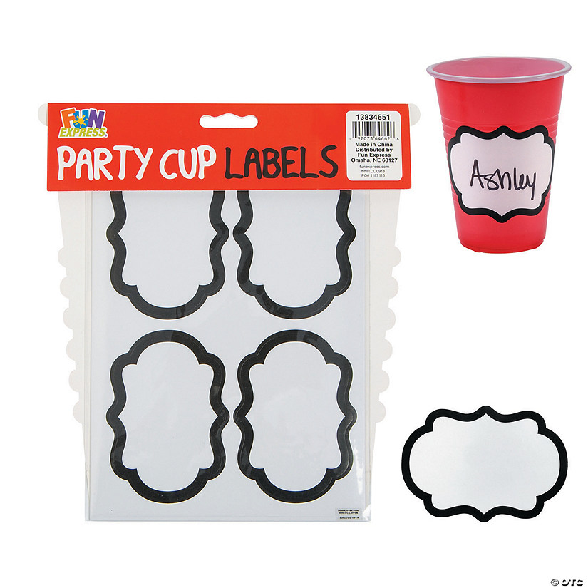 Party Cup Stickers Image