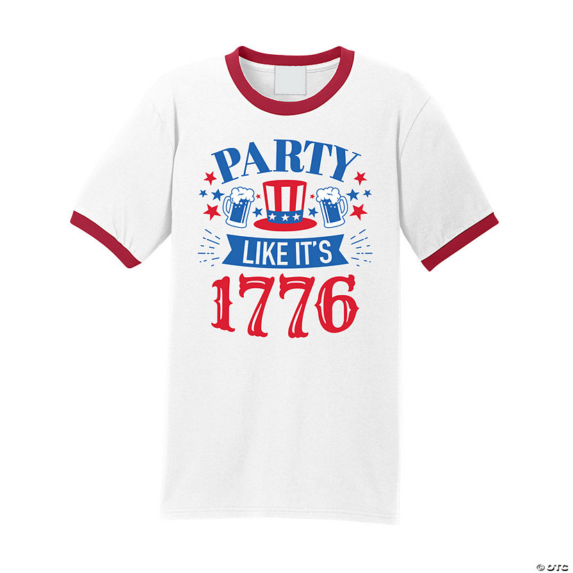 Party Like It&#8217;s 1776 Adult&#8217;s T-Shirt Image