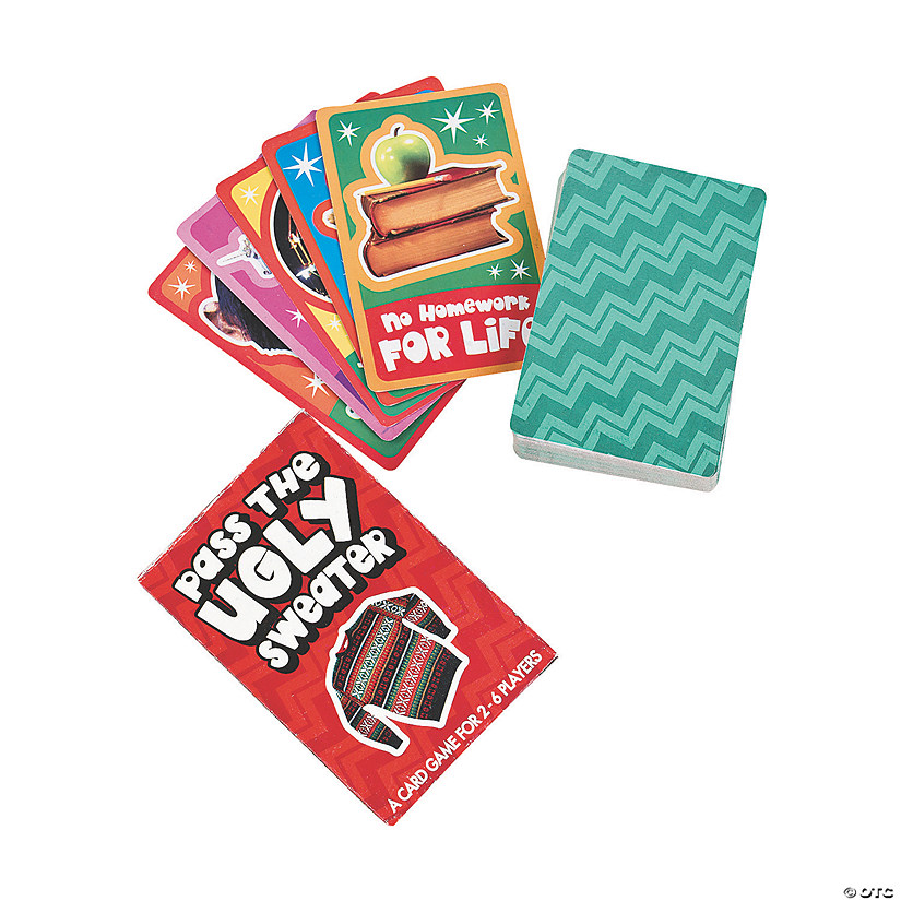 Pass the Ugly Sweater Card Games - 12 Pc. Image