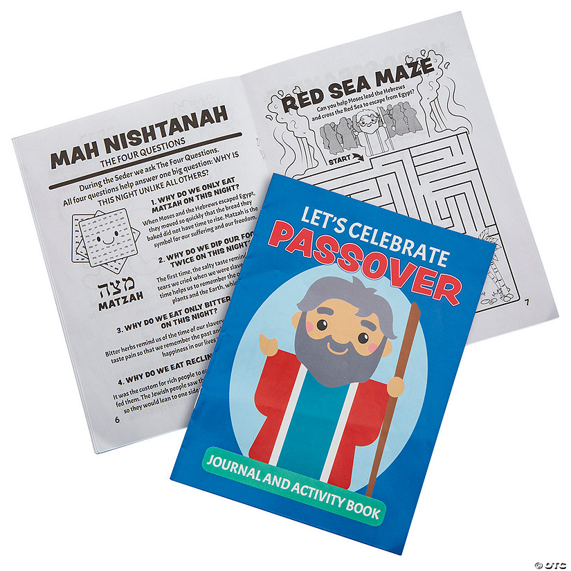 Passover Activity Books - 12 Pc. Image