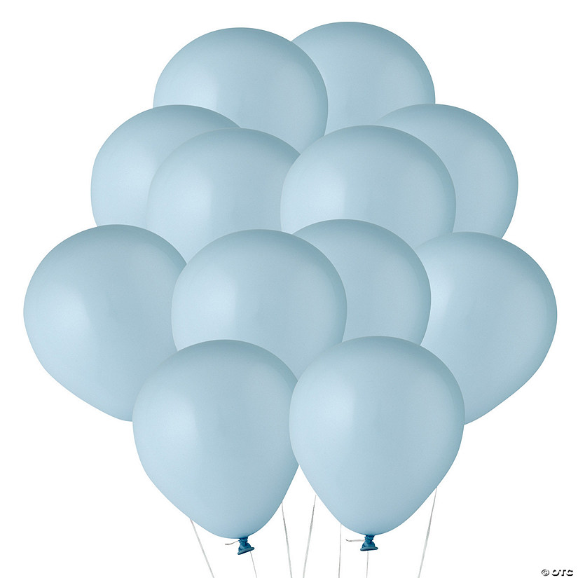 Pastel Blue 5" Latex Balloons - 24 Pc. Image