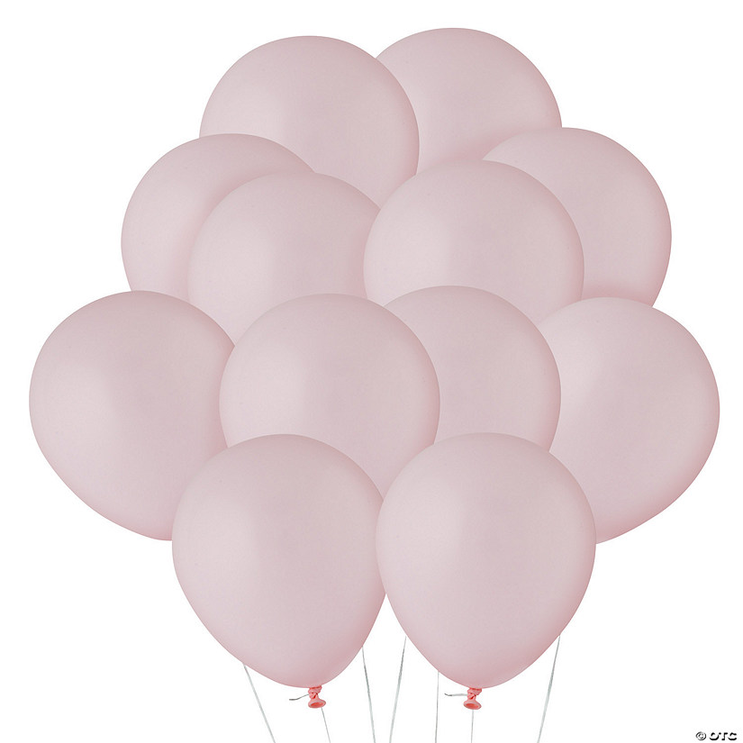 Pastel Pink 5" Latex Balloons - 24 Pc. Image