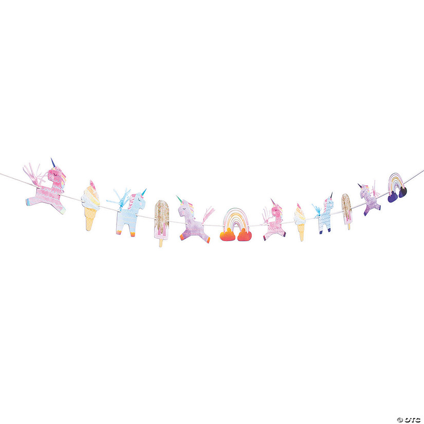 Pastel Unicorn Party Garland Image