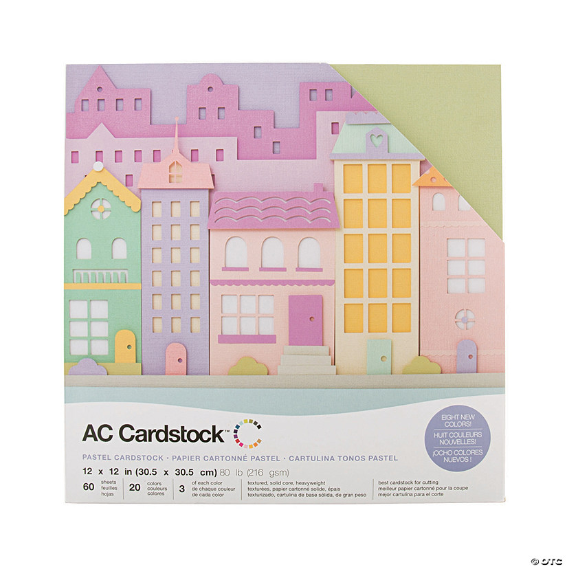 Pastels Cardstock Variety Pack - 60 Pc. Image