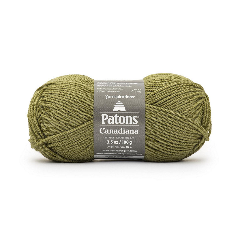 Patons Canadiana Yarn - Solids-Moss Image