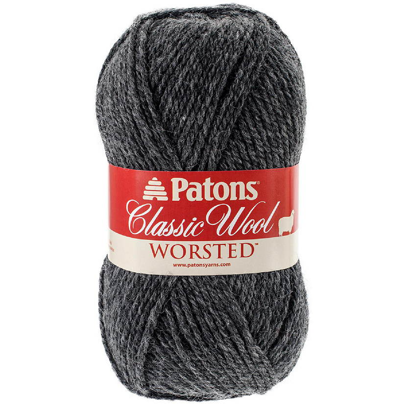 Patons Classic Wool Yarn-Dark Grey Mix Image