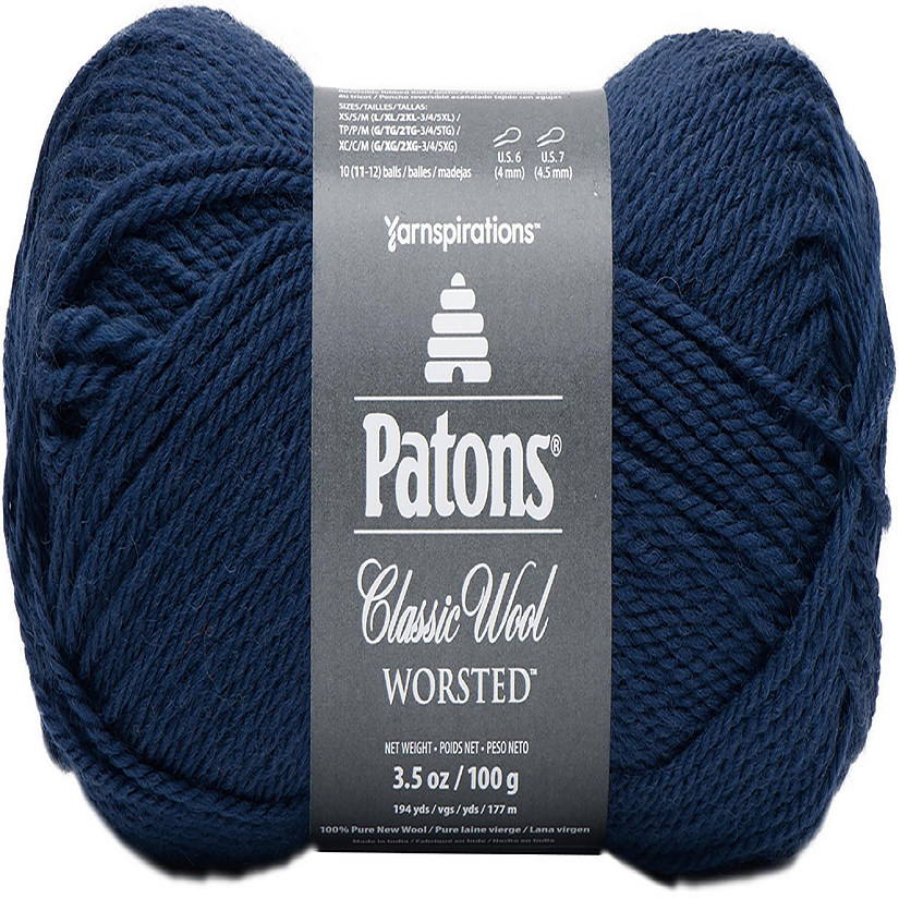 Patons Classic Wool Yarn-Navy Blue Image