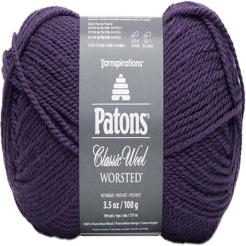 Patons Classic Wool Yarn-Purple Night Image
