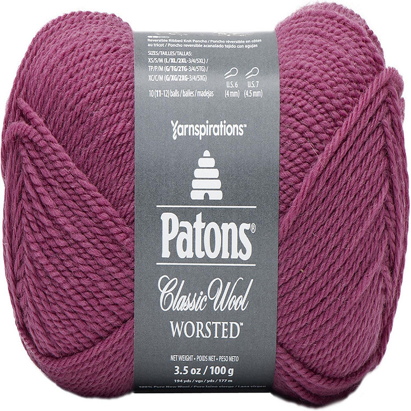 Patons Classic Wool Yarn-Rich Raspberry Image