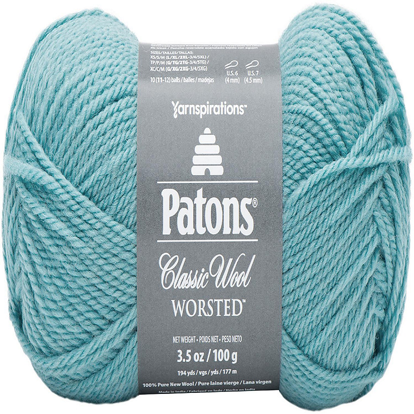 Patons Classic Wool Yarn-Teal Chalk Image