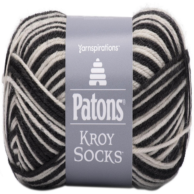 Patons Kroy Socks Yarn-Zebra Stripes Image