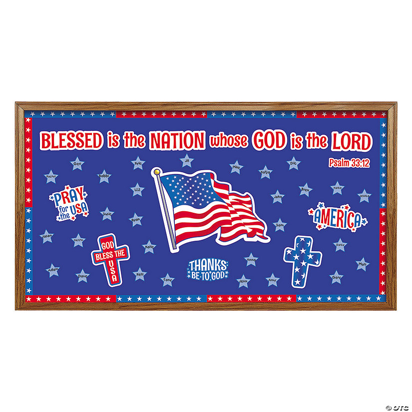 Patriotic Faith Bulletin Board Set - 71 Pc. Image