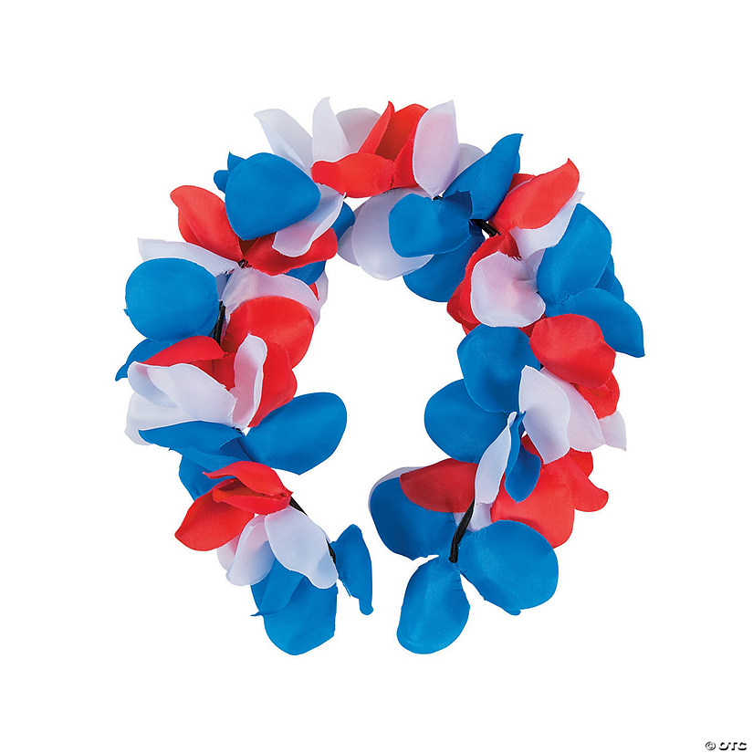 Patriotic Flower Headbands - 12 Pc. Image