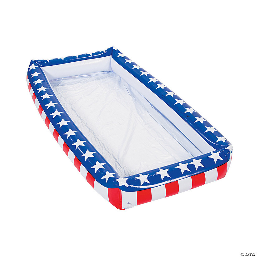 Patriotic Inflatable Buffet Cooler Image