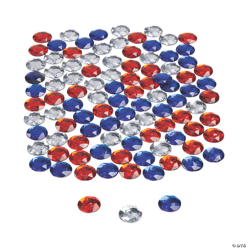 Patriotic Jewels - 100 Pc. Image