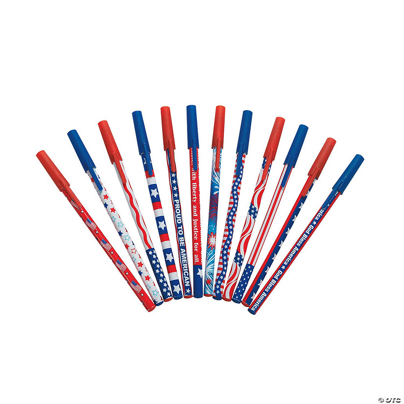 Patriotic Pen Assortment - 72 Pc. Image