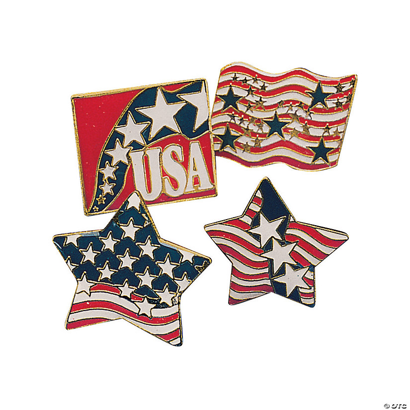 Patriotic Pins | Oriental Trading