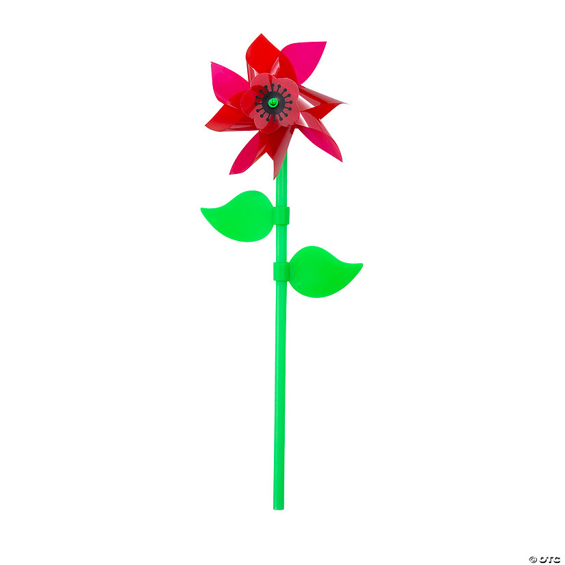 Patriotic Poppy Remembrance Pinwheels - 36 Pc. Image