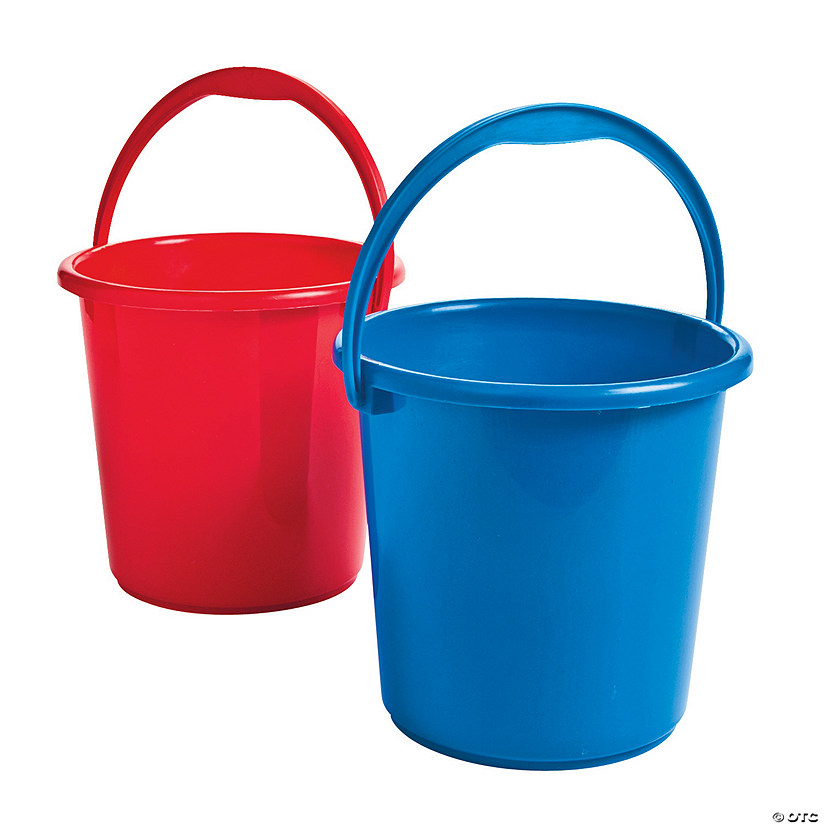 Patriotic Sand Bucket Assortment 12 Pc. Oriental Trading