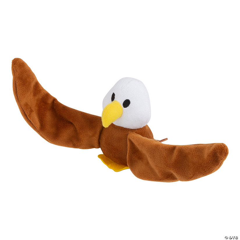 Patriotic Stuffed Eagle with Adjustable Wings - 12 Pc. Image