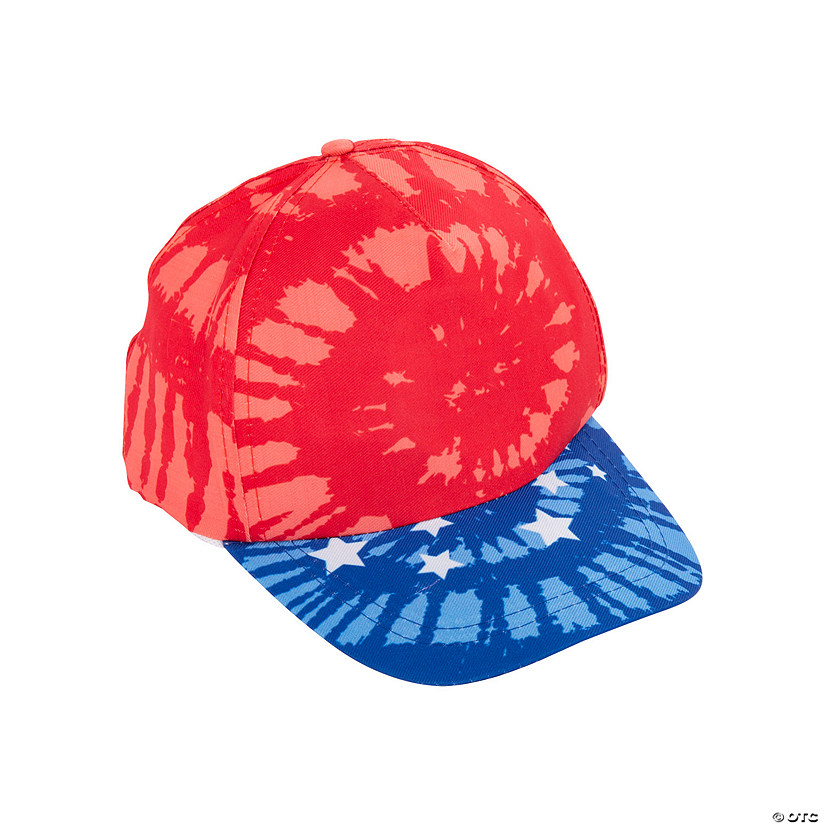 Patriotic TieDye Baseball Caps Oriental Trading