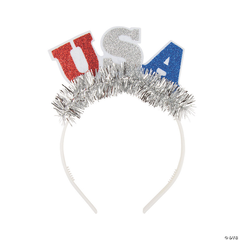 Patriotic USA Headbands - 12 Pc. Image