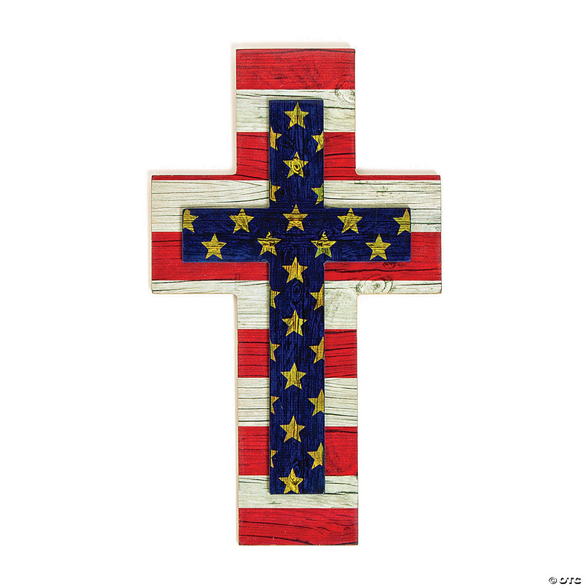 Patriotic Wall Cross Image