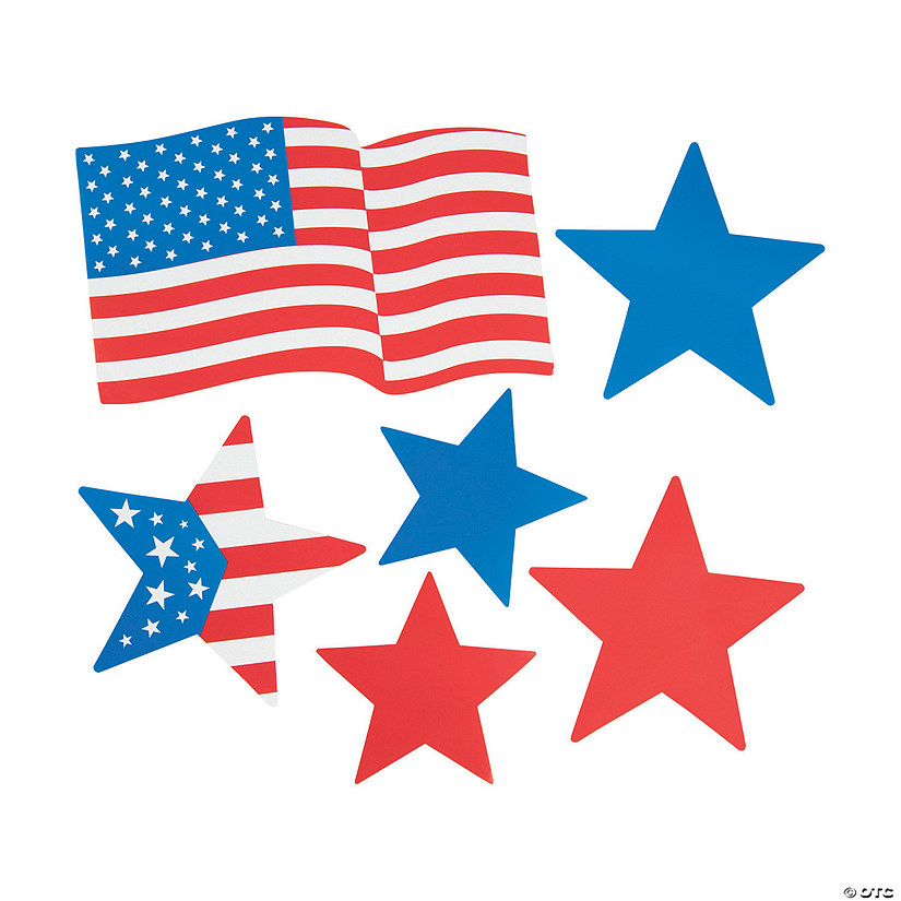 Patriotic Wall Cutouts | Oriental Trading