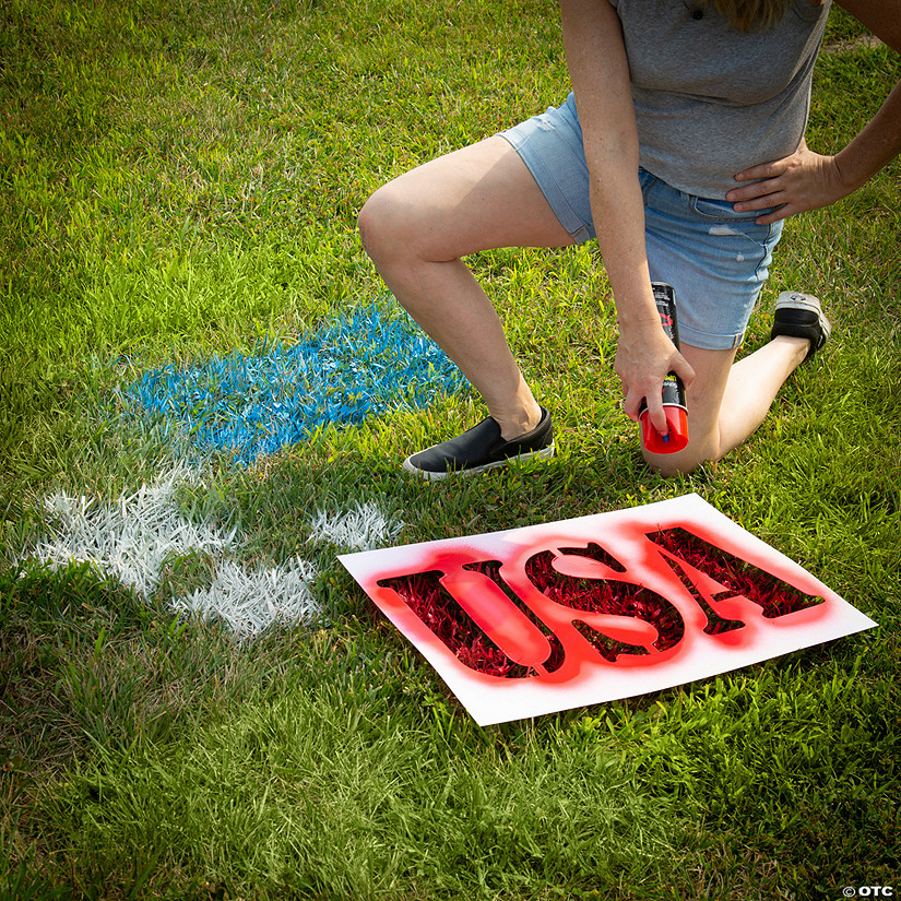 Patriotic Yard Stencils 3 Pc. Oriental Trading