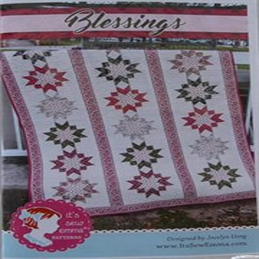 Pattern~Blessings,Quilt Pattern by Sew Emma~ 50 1/2'' x 69'' Image