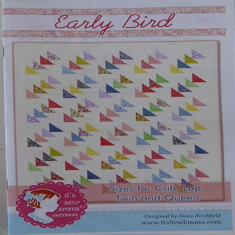 Pattern~Early Bird,Quilt Pattern by Sew Emma~ 4 Sizes Image